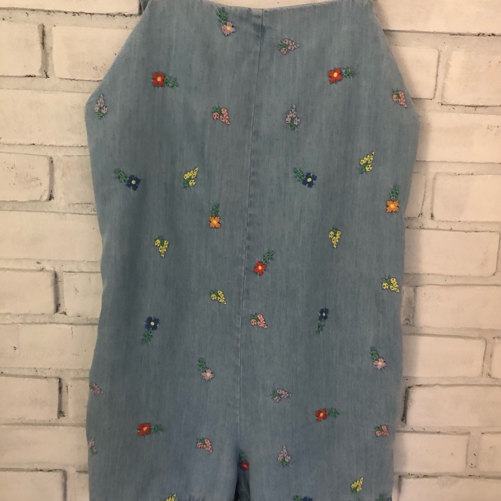 Like New Stella McCartney light blue chambray playsuit size 12yrs